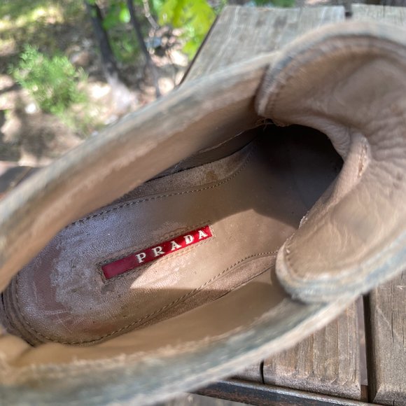 Prada Sport Hidden Wedge Desert Ankle Booties - Picture 10 of 13